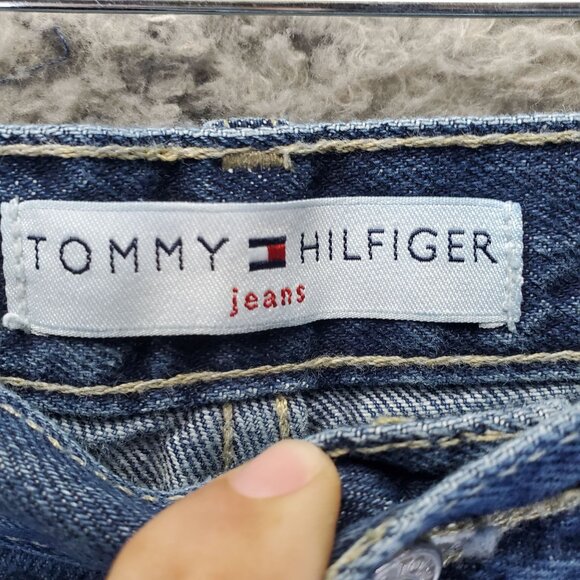 Tommy Hilfiger Jeans Womens Size 16 Blue Perfect T Straight Leg Denim - Picture 2 of 11